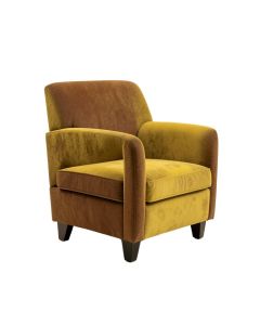 Malek Arm Chair In Brown/Yellow