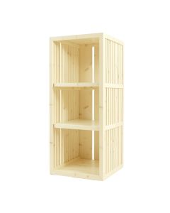 Elm Crest Narrow Cubby Tower - Ivory (synthetic illustration; no displayed measurements)
