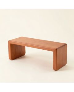 Stone Dell Indoor Bench - Terracotta (synthetic illustration; no displayed measurements)