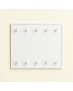 Ash Arc Empty Wall-Mounted Tool Organizer Panel (synthetic illustration; no displayed measurements)
