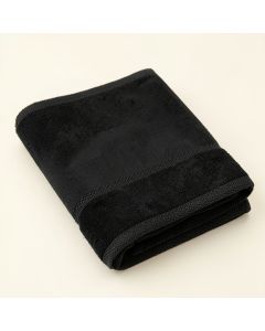 Cedar Crest Bath Towel - Black (synthetic illustration; no displayed measurements)