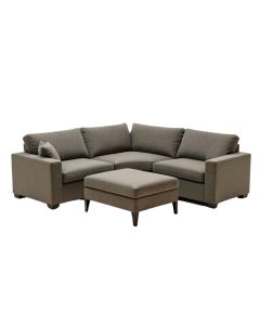 Amira 131.5 '' Wide Reversible Modular Corner Sectional With Ottoman