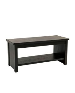 Harbor Falls Indoor Bench - Black (synthetic illustration; no displayed measurements)