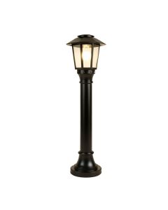 Tyndale Black 1 -Light 65 '' H Solar Powered Lamp Post ( Full )