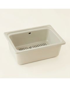 23 '' L X 16 '' W Farmhouse Kitchen Sink With Sink Grid And Basket Strainer (synthetic illustration; no displayed measurements)