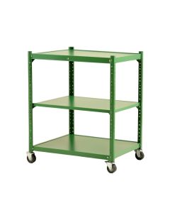 Bay Canyon Empty Rolling Workshop Cart - Green (synthetic illustration; no displayed measurements)