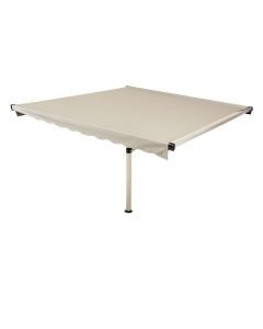 10 Ft. W X 8 Ft. D Fabric Retractable Standard Patio Awning