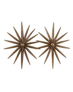 2 Piece Starburst Wall Décor Set
