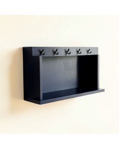 River Bend Wall-Mounted Entryway Organizer Shelf - Navy (synthetic illustration; no displayed measurements)