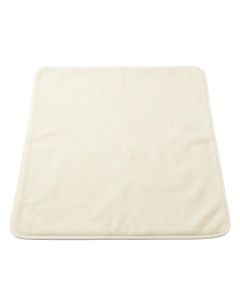 Slate Crest Bath Mat - Ivory (synthetic illustration; no displayed measurements)