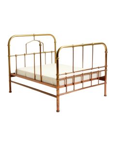 Pattonsburg Vintage Look Twin Metal Bed Frame