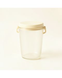 Fern Bluff Storage Canister With Lid - Cream (synthetic illustration; no displayed measurements)