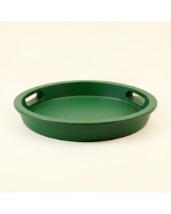 Slate Bend Serving Tray - Green (synthetic illustration; no displayed measurements)