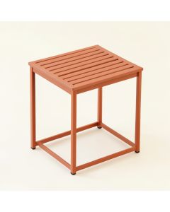 Clay Dell Compact Balcony Table - Terracotta (synthetic illustration; no displayed measurements)