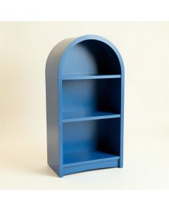 Pine Edge Freestanding Bookcase - Blue (synthetic illustration; no displayed measurements)