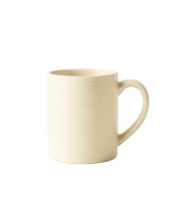 Laurel Branch Ceramic Mug - Cream (synthetic illustration; no displayed measurements)