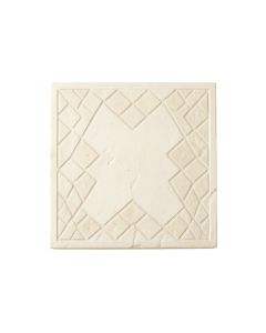 Dune Bluff Uninstalled Square Decorative Tile - Ivory