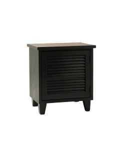 Heath Edge Nightstand - Black
