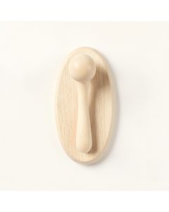 Vale Canyon Wall-Mounted Robe Hook - Ivory (synthetic illustration; no displayed measurements)