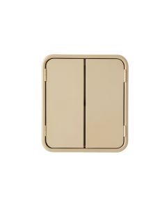 Olive Dell Wall-Mounted Entry Cabinet - Beige