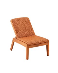 Willow Bluff Outdoor Lounge Chair - Terracotta (synthetic illustration; no displayed measurements)