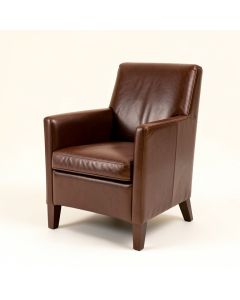 Riner Leather Upholstered Dining Chair (synthetic illustration; no displayed measurements)