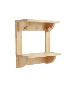 Olive Dale Wall-Mounted Entryway Organizer Shelf - Beige