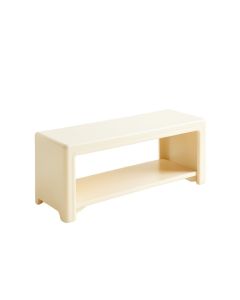 Summit Brook Narrow Outdoor Storage Bench - Cream (synthetic illustration; no displayed measurements)