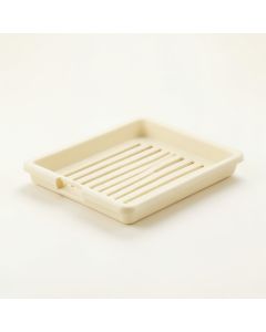 Wren Arc Empty Under-Desk Cable Tray - Cream (synthetic illustration; no displayed measurements)