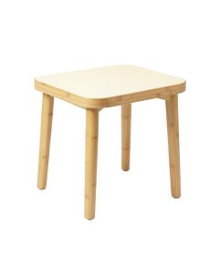 Hazel Crest Compact Balcony Table - Cream