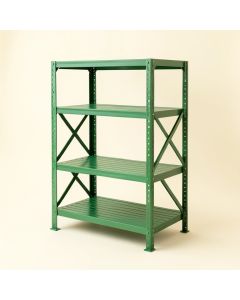 Vale Brook Empty Seed-Starting Shelving Unit Without Lights - Green (synthetic illustration; no displayed measurements)