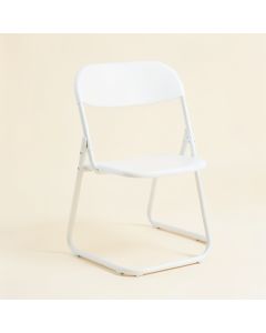 Dune Dale Folding Outdoor Chair - White (synthetic illustration; no displayed measurements)