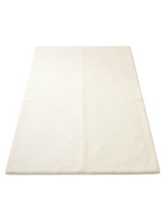 Wren Branch Rectangular Area Rug - White (synthetic illustration; no displayed measurements)