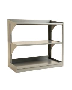 Maple Bluff Desktop Shelving Unit - Gray (synthetic illustration; no displayed measurements)
