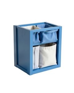 Aspen Canyon Laundry Sorting Station With Plain Removable Bags - Blue (synthetic illustration; no displayed measurements)