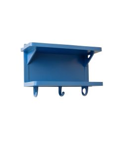 Heath Dale Wall-Mounted Entryway Organizer Shelf - Blue