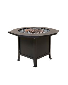 Hamilton Steel Wood Burning Fire Pit Table
