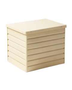 Spruce Bend Closed Outdoor Storage Box - Cream