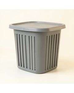 Meadow Crest Laundry Hamper - Gray (synthetic illustration; no displayed measurements)