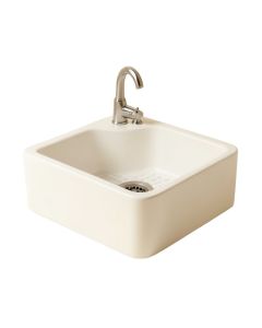 Brescia Reversible Fireclay 33 '' L X 18 '' W Farmhouse/Apron Kitchen Sink With Sink Grid