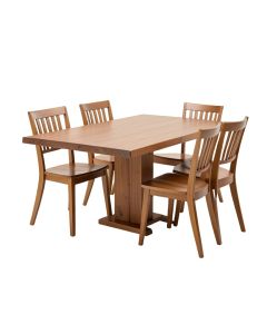 Kisner 5 - Piece Drop Leaf Dining Set
