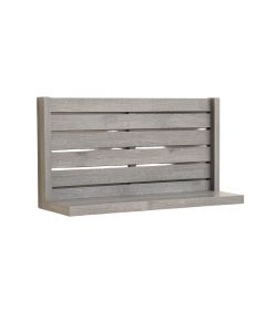 Birch Edge Wall-Mounted Entryway Organizer Shelf - Gray