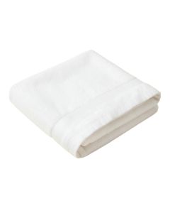 Shore Arc Bath Towel - White (synthetic illustration; no displayed measurements)