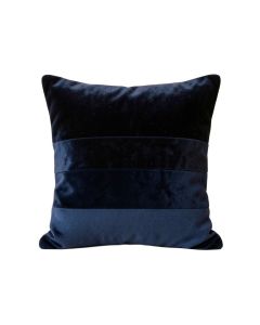 Holly Crest Filled Accent Pillow - Navy