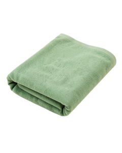 Field Crossing Bath Towel - Green (synthetic illustration; no displayed measurements)