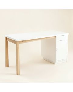 Harbor Bridge Empty Workshop Workbench - White (synthetic illustration; no displayed measurements)