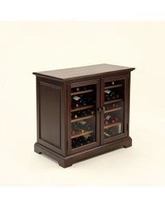 Baxton Studio Bar With Wine Storage (synthetic illustration; no displayed measurements)