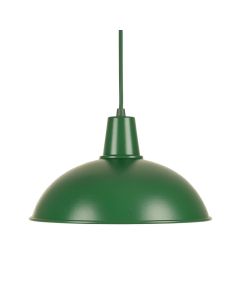 Flint Bluff Pendant Light Suspended From One Plain Cable - Green (synthetic illustration; no displayed measurements)