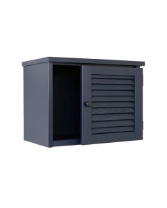 Meadow Arc Wall-Mounted Entry Cabinet (synthetic illustration; no displayed measurements)