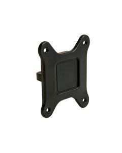 Black Fixed Desktop Mount For Holds Up To 110 Lbs